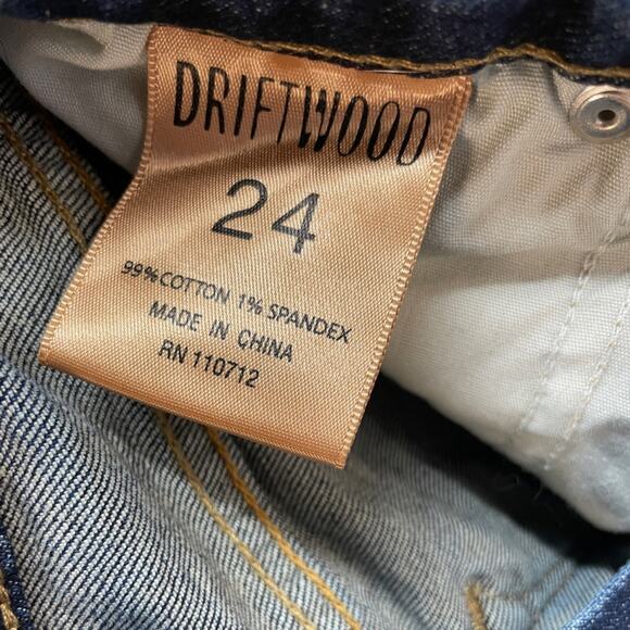 DRIFTWOOD Gizelle Classic Slim Jeans Sz 24 $98 MSRP Sundance Catalog EUC Cotton - Picture 5 of 9